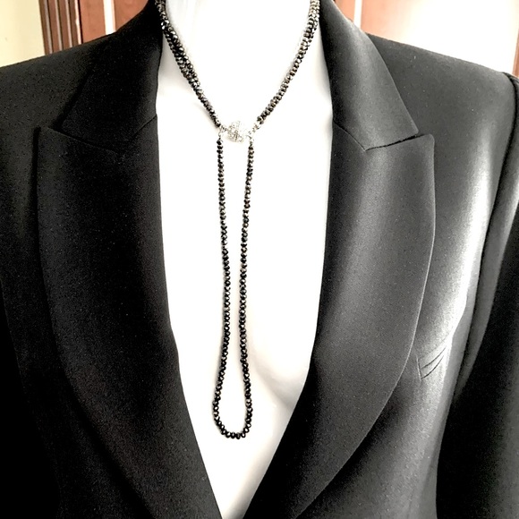 Shiny chique three string necklace shiny magnetic clasps multiple ways of wear - Picture 8 of 12